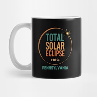 Solar Eclipse Pennsylvania April 8 2024 Total Totality Mug